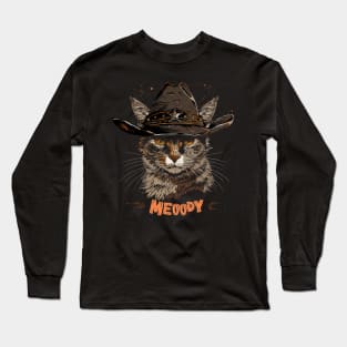 Cat Cowboy Journeys Feline Long Sleeve T-Shirt